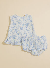 Abigail Floral Top and Bloomer Set Detail 2 - AS REVIVAL