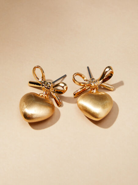 Belle Heart Dangle Earrings - AS REVIVAL