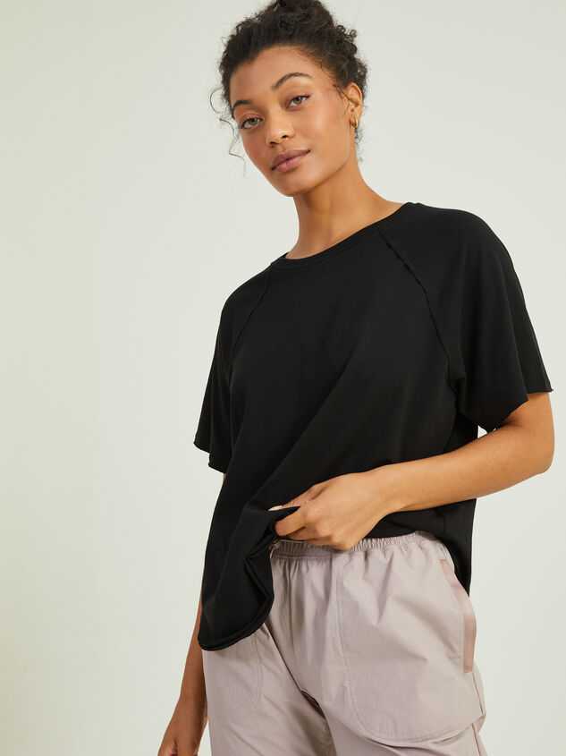 On Repeat Oversized Tee Detail 2 - AS REVIVAL