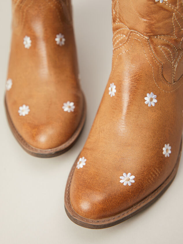 Ditzy Floral Western Boots Detail 2 - AS REVIVAL