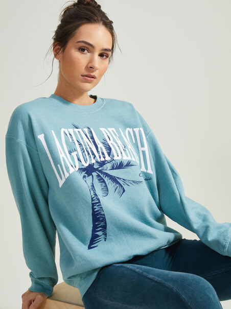 Laguna Beach Graphic Sweatshirt - AS REVIVAL