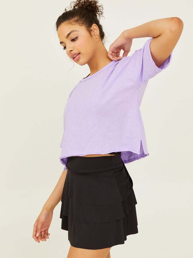 Core Cropped Tee Detail 1 - AS REVIVAL