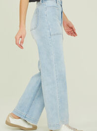 Layla Straight Leg Jeans Detail 4 - AS REVIVAL