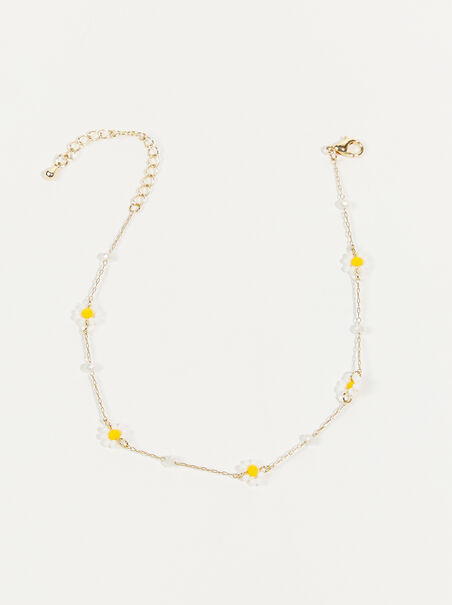 Daisy Beaded Anklet - AS REVIVAL
