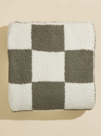 Checkered Plush Blanket - AS REVIVAL