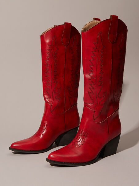 Rustic Ruby Heeled Boot - AS REVIVAL