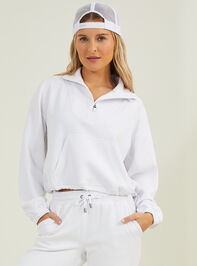 Supersoft Quarter Zip Pullover Detail 2 - AS REVIVAL