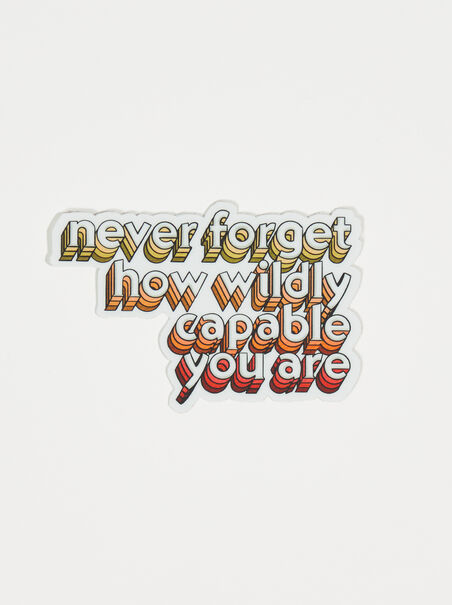 Never Forget Sticker - AS REVIVAL