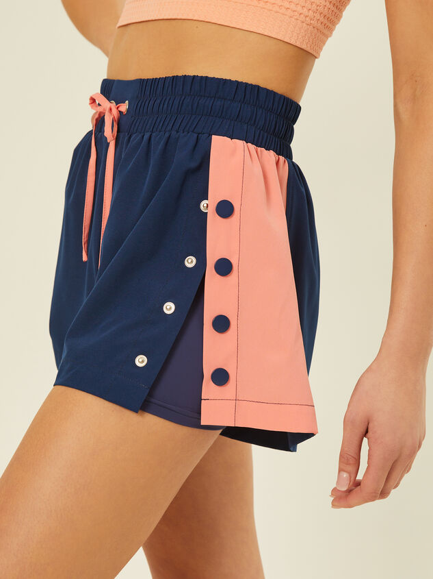 Snap To It Colorblock Shorts Detail 4 - AS REVIVAL