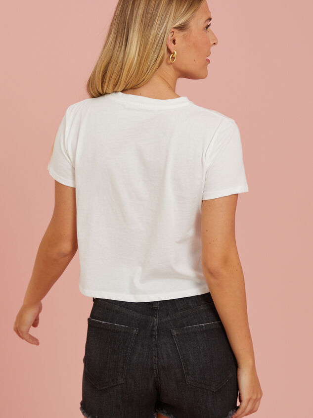 The Tortured Poets Department Cropped Tee Detail 4 - AS REVIVAL