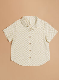 Addison Checkered Button-Down by Rylee + Cru Detail 2 - AS REVIVAL