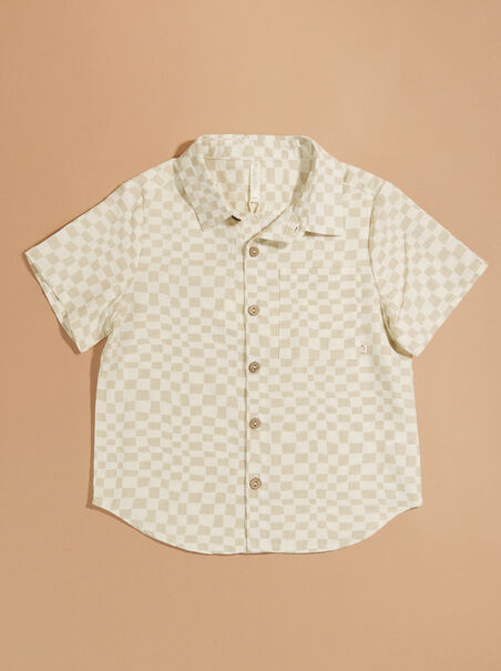 Addison Checkered Button-Down by Rylee + Cru - AS REVIVAL