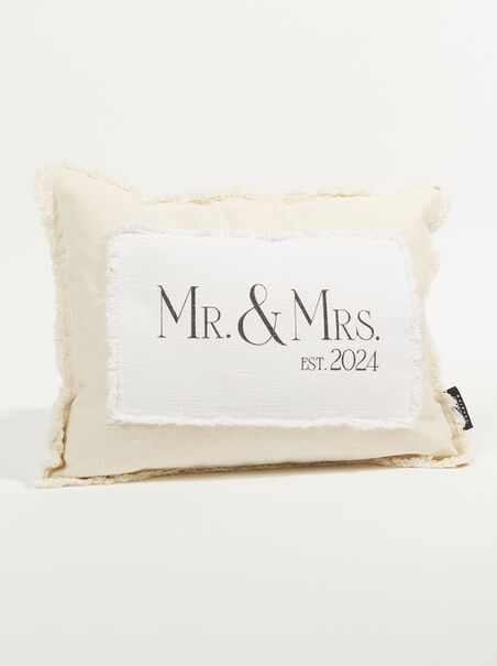 Mr. & Mrs. Throw Pillow - AS REVIVAL