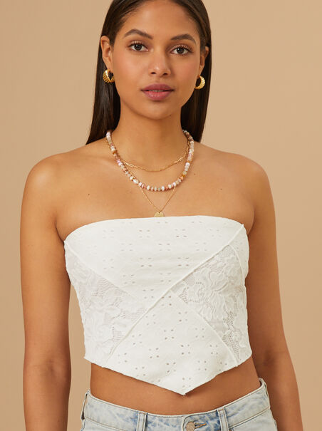 Jasmine Lace Tube Top - AS REVIVAL