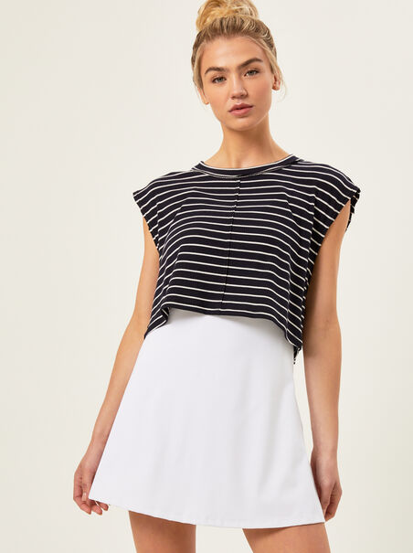Way It Goes Striped Tee - AS REVIVAL