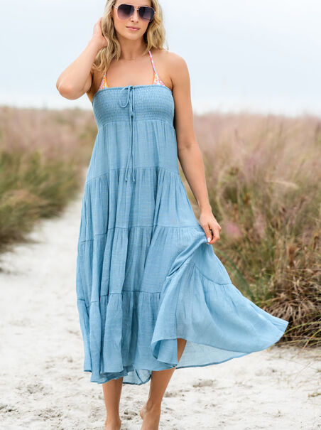 Sun Drenched Maxi Skirt Coverup - AS REVIVAL