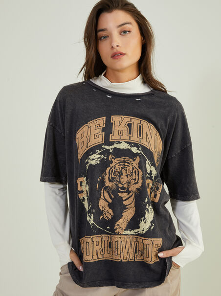 Be Kind Worldwide Graphic Tee - AS REVIVAL