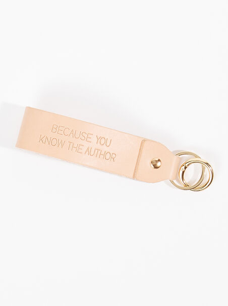 Author Vegan Leather Keychain - AS REVIVAL