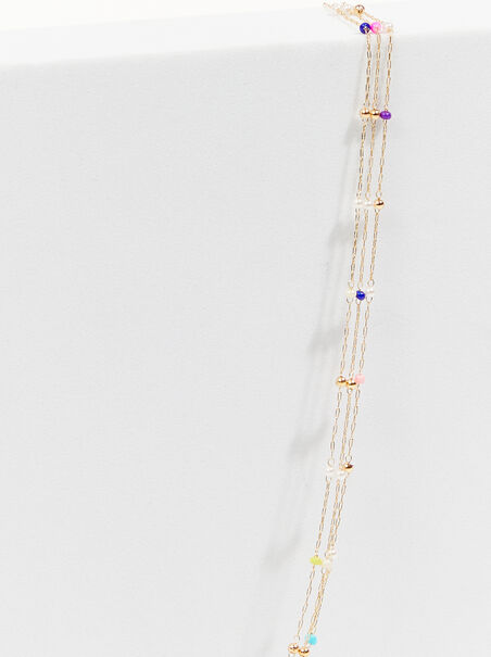 Layered Dainty Beaded Necklace - AS REVIVAL