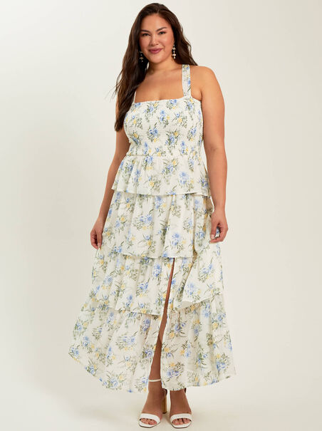 Willow Tiered Floral Maxi Dress - AS REVIVAL