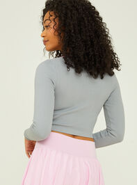 Love Triangle Cropped Top Detail 3 - AS REVIVAL