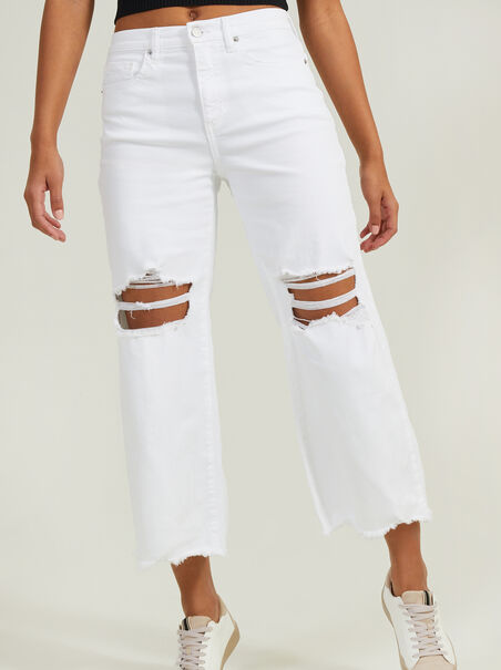 Brianna Cropped Straight Jeans - AS REVIVAL