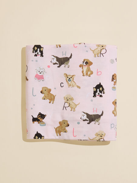 Alphabet Puppy Swaddle - AS REVIVAL