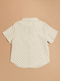 Addison Checkered Button-Down by Rylee + Cru Detail 3 - AS REVIVAL