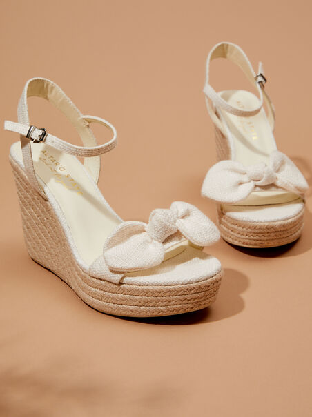 Cassia Bow Wedge Heels - AS REVIVAL