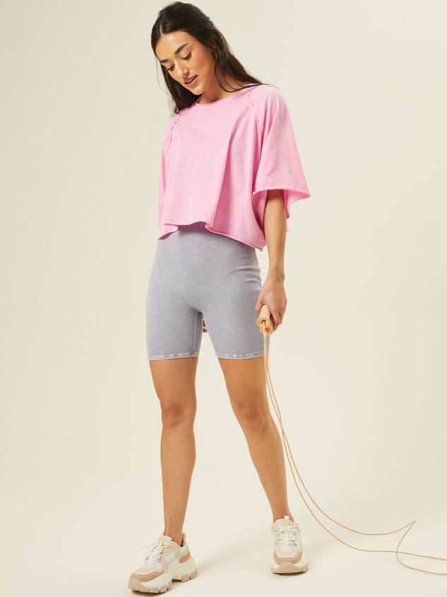 Move With It Cropped Tee Detail 6 - AS REVIVAL