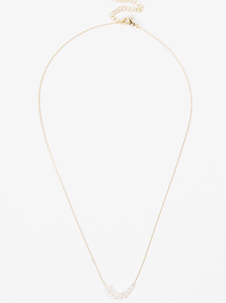 18K Gold Pearl Slider Necklace - AS REVIVAL