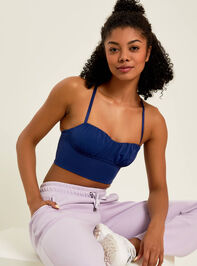 No Doubt Ruched Cropped Tank - AS REVIVAL