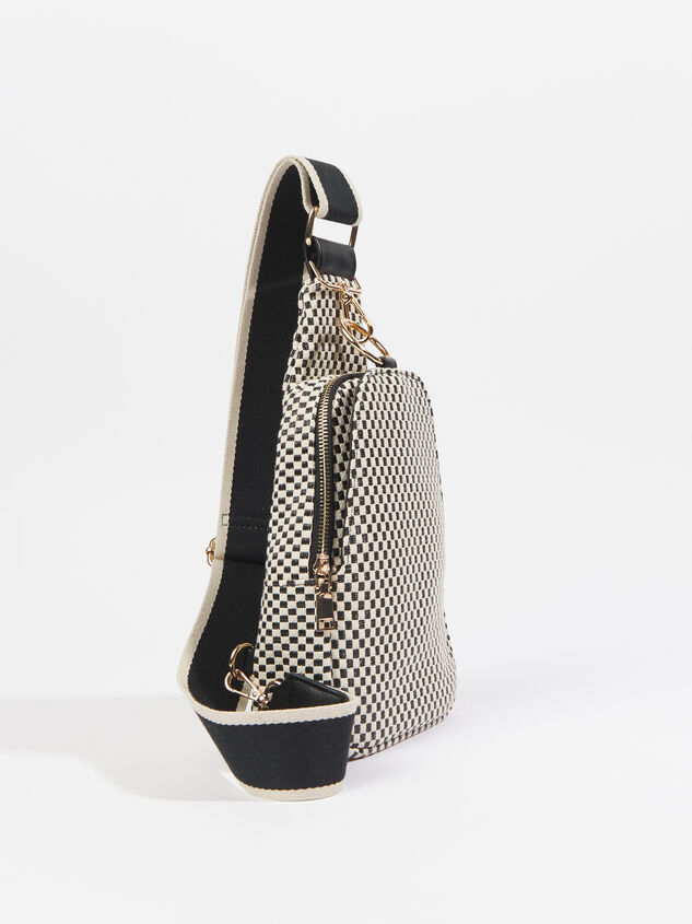 Checkered Sling Bag Detail 2 - AS REVIVAL