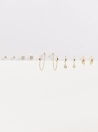 18K Gold Dipped 6-Piece Earring Pack - AS REVIVAL