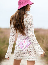 Tide Crochet Dress Coverup Detail 3 - AS REVIVAL