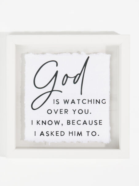 God is Watching Over You Wall Art - AS REVIVAL