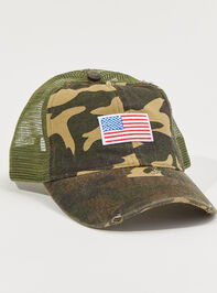 USA Camo Trucker Hat - AS REVIVAL