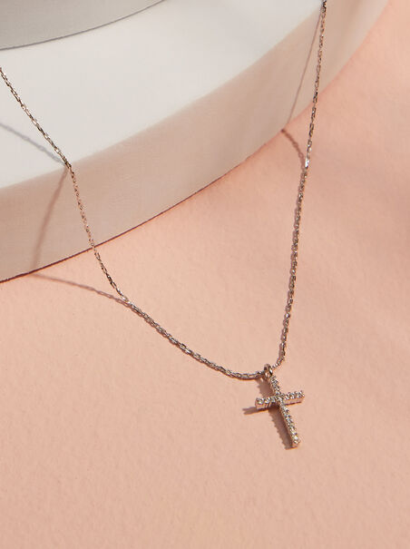Crystal Cross Necklace - AS REVIVAL