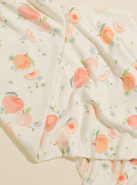Spring Peach Swaddle Detail 2 - AS REVIVAL