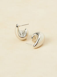Teardrop Silver Earrings - AS REVIVAL