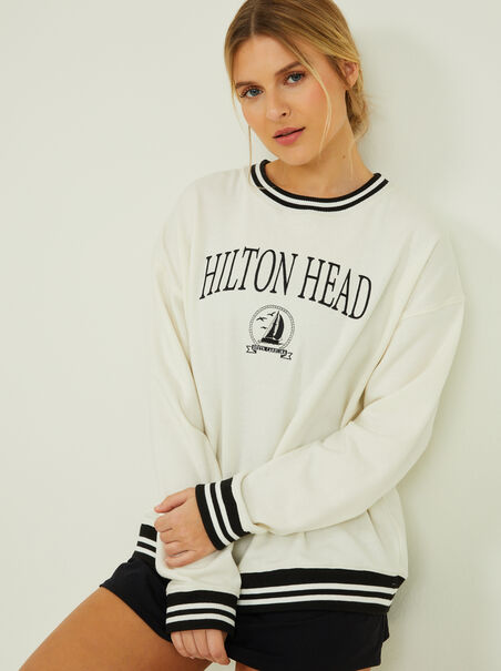 Hilton Head Graphic Sweatshirt - AS REVIVAL