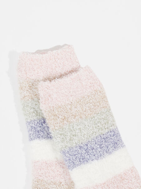 Color Block Striped Cozy Socks - AS REVIVAL