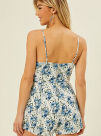 Eleanor Lace Up Romper Detail 5 - AS REVIVAL
