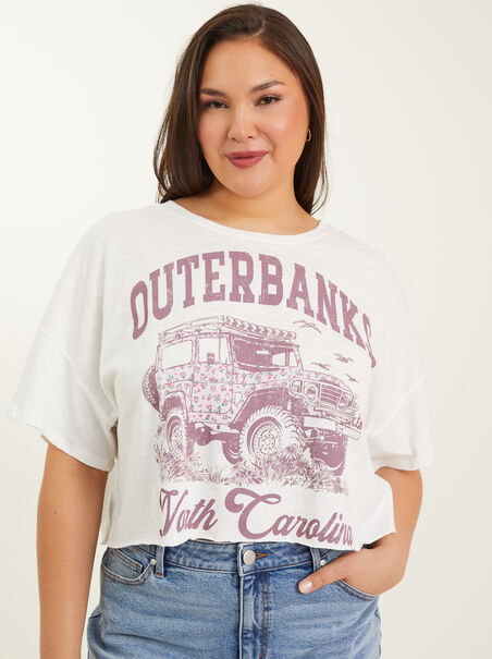Outer Banks Cropped Tee - AS REVIVAL