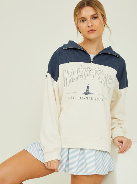 Hamptons Graphic Sweatshirt - AS REVIVAL
