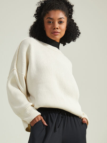 Cool And Calm Oversized Sweater - AS REVIVAL
