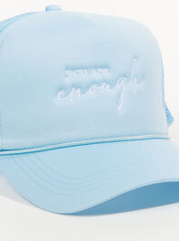 You Are Enough Trucker Hat Detail 2 - AS REVIVAL