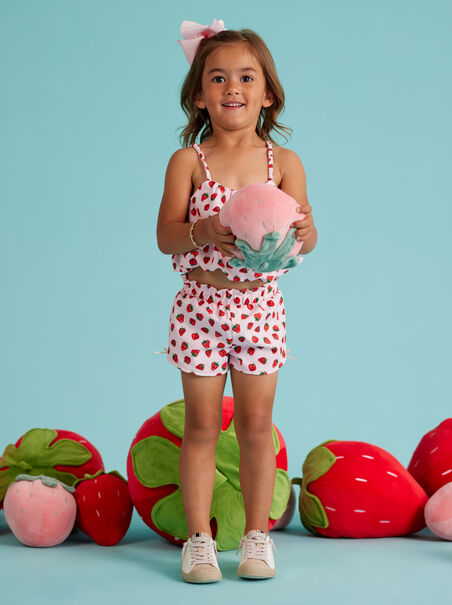 Strawberry Bow Shorts - AS REVIVAL