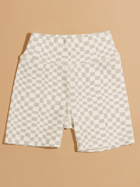 Lanie Checkered Biker Shorts by Play X Play - AS REVIVAL