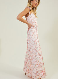 Jacindy Floral Maxi Dress Detail 4 - AS REVIVAL